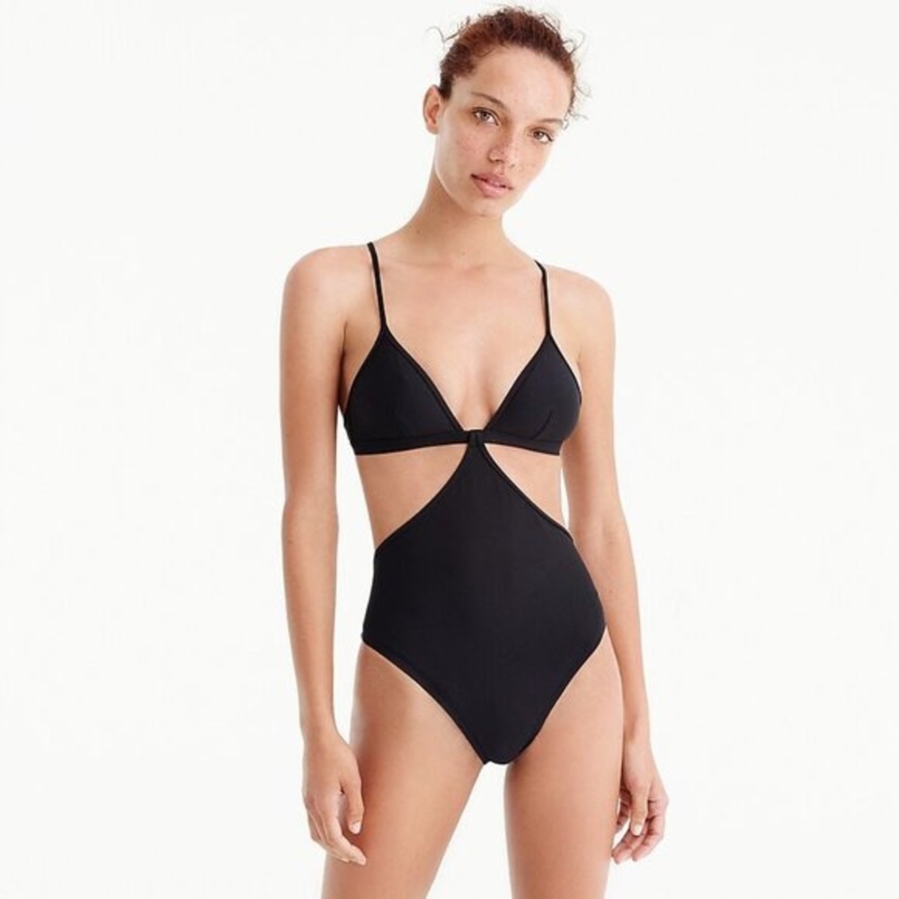 J Crew one piece cut out swimsuit